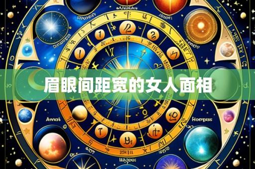 眉眼间距宽的女人面相