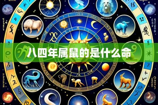八四年属鼠的是什么命