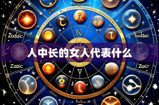 人中长的女人代表什么