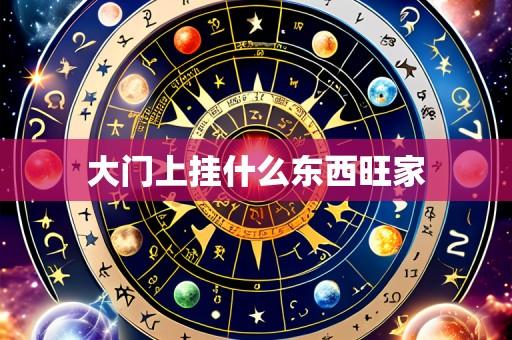 大门上挂什么东西旺家