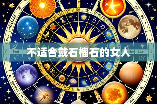 不适合戴石榴石的女人