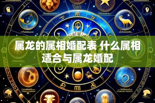 属龙的属相婚配表 什么属相适合与属龙婚配