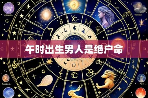 午时出生男人是绝户命
