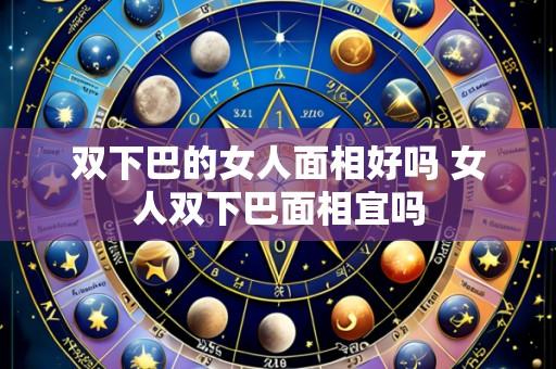 双下巴的女人面相好吗 女人双下巴面相宜吗