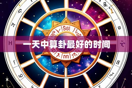 一天中算卦最好的时间