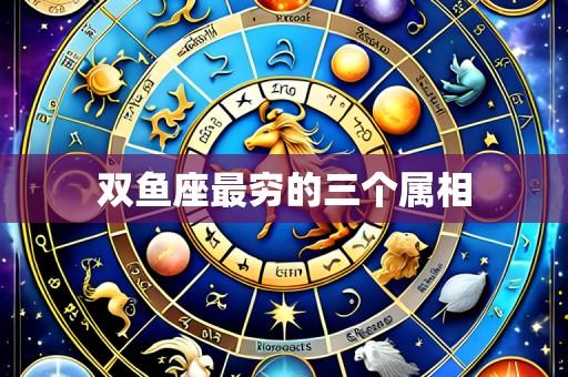 双鱼座最穷的三个属相