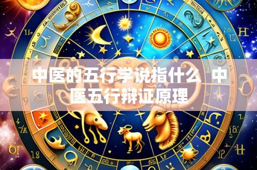 中医的五行学说指什么 中医五行辩证原理