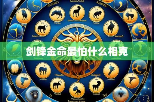 剑锋金命最怕什么相克