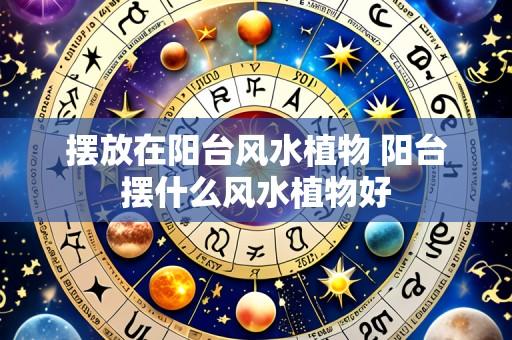 摆放在阳台风水植物 阳台摆什么风水植物好