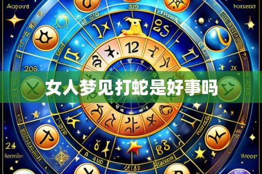女人梦见打蛇是好事吗
