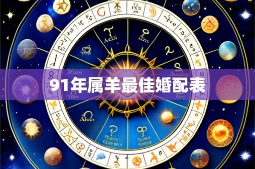 91年属羊最佳婚配表