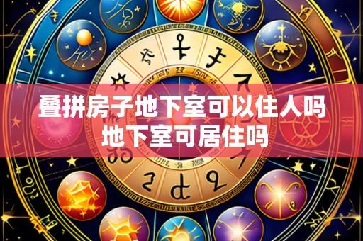 叠拼房子地下室可以住人吗 地下室可居住吗
