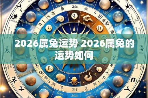 2026属兔运势 2026属兔的运势如何