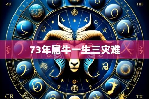73年属牛一生三灾难