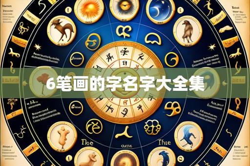 6笔画的字名字大全集
