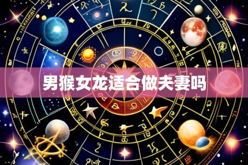 男猴女龙适合做夫妻吗