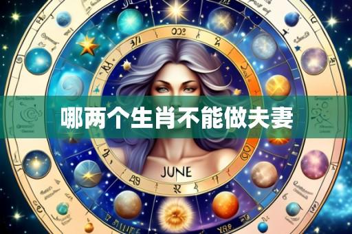 哪两个生肖不能做夫妻
