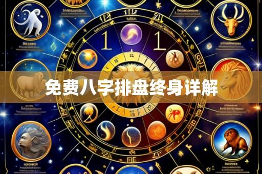 免费八字排盘终身详解