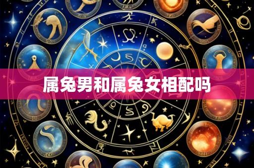 属兔男和属兔女相配吗