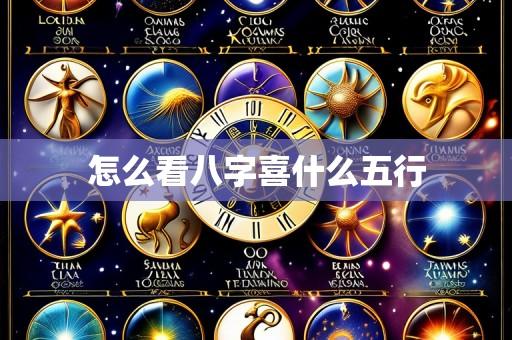 怎么看八字喜什么五行