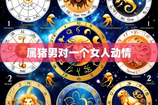 属猪男对一个女人动情