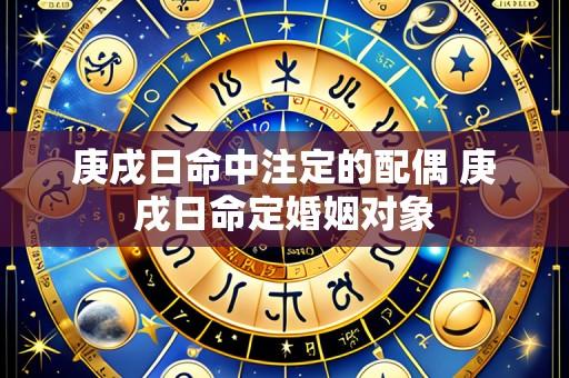 庚戌日命中注定的配偶 庚戌日命定婚姻对象