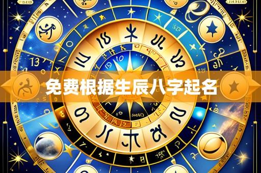 免费根据生辰八字起名