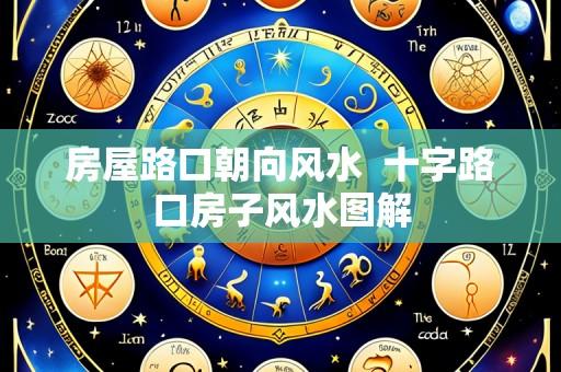 房屋路口朝向风水 十字路口房子风水图解
