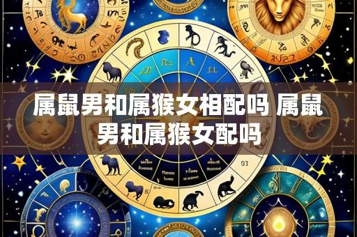 属鼠男和属猴女相配吗 属鼠男和属猴女配吗