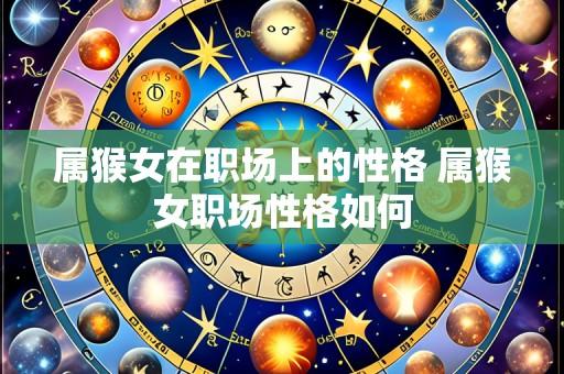 属猴女在职场上的性格 属猴女职场性格如何