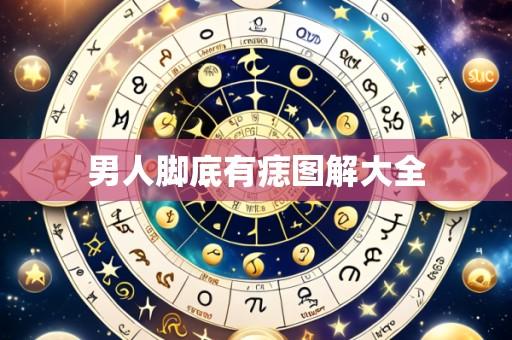 男人脚底有痣图解大全