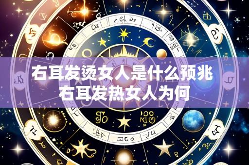 右耳发烫女人是什么预兆 右耳发热女人为何