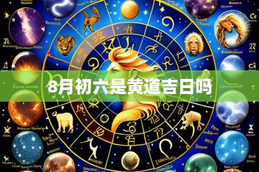 8月初六是黄道吉日吗