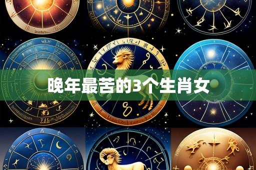 晚年最苦的3个生肖女