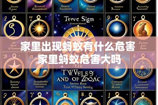 家里出现蚂蚁有什么危害 家里蚂蚁危害大吗