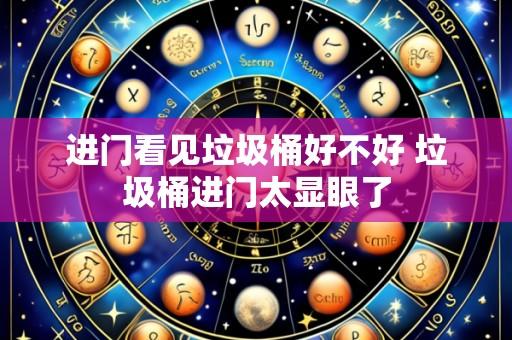 进门看见垃圾桶好不好 垃圾桶进门太显眼了