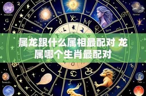 属龙跟什么属相最配对 龙属哪个生肖最配对