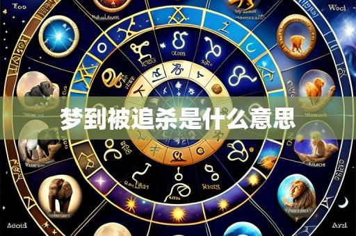 梦到被追杀是什么意思