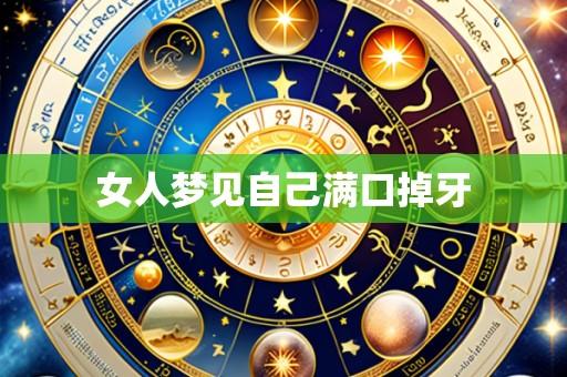 女人梦见自己满口掉牙