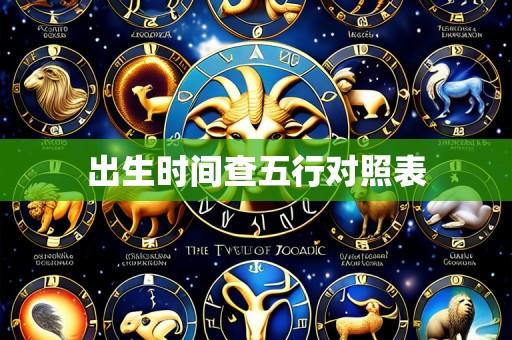 出生时间查五行对照表