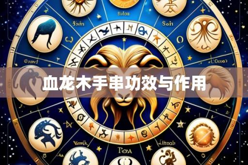 血龙木手串功效与作用