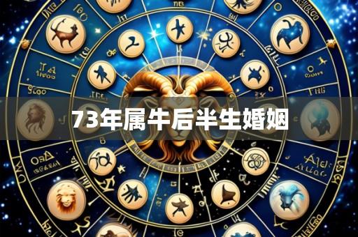 73年属牛后半生婚姻