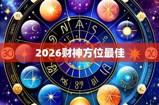 2026财神方位最佳