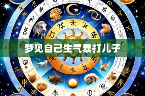 梦见自己生气暴打儿子