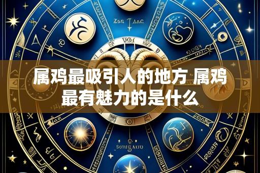 属鸡最吸引人的地方 属鸡最有魅力的是什么