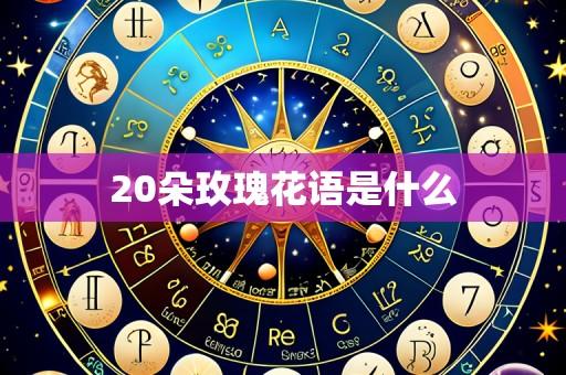 20朵玫瑰花语是什么