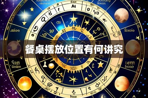 餐桌摆放位置有何讲究