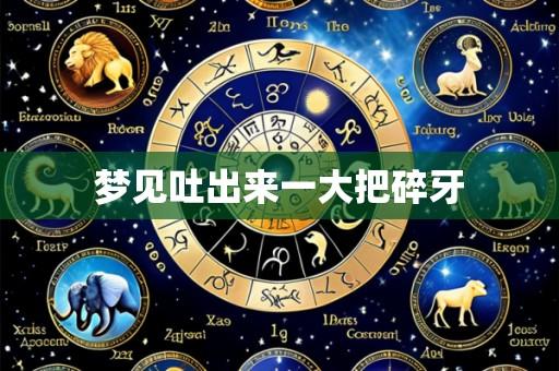 梦见吐出来一大把碎牙