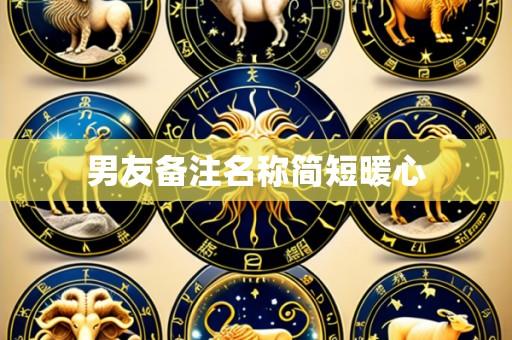 男友备注名称简短暖心