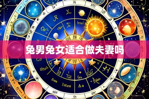 兔男兔女适合做夫妻吗